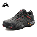 HIKEUP Sapatos de caminhada masculinos Resistente ao desgaste